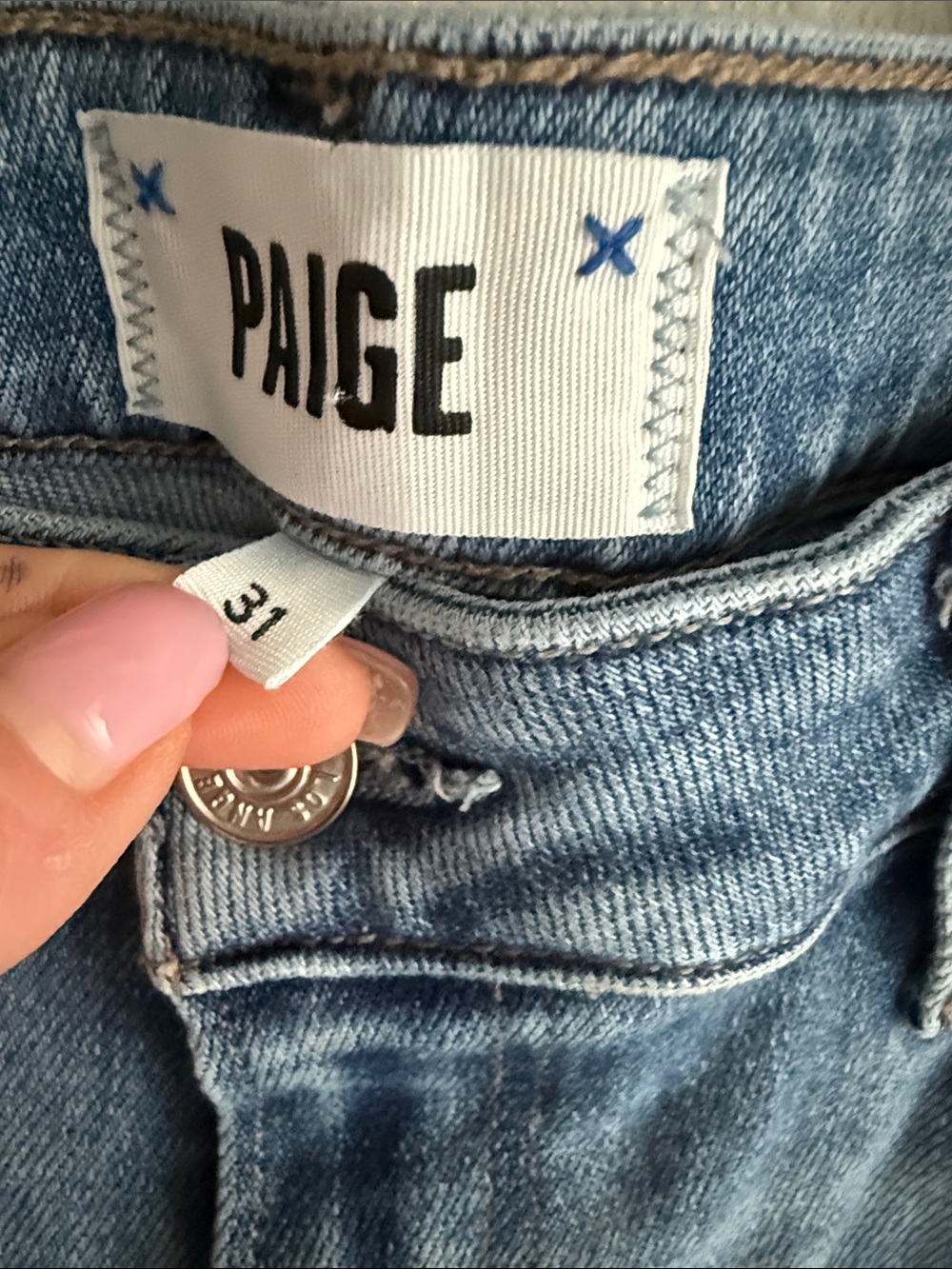 $225 PAIGE Cindy Jeans size 31 - Picture 4 of 9